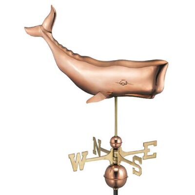 Sperm Whale Weathervane – Pure Copper