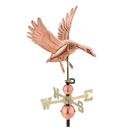Landing Duck Pure Copper Weathervane
